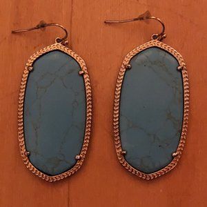 Kendra Scott - Turquoise Magnesite Elle Drop Dangle Earrings
